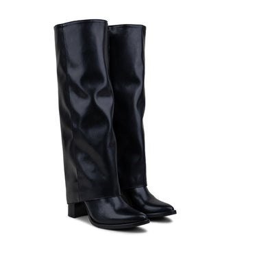 BOTA ALTA LEONORA NEGRO