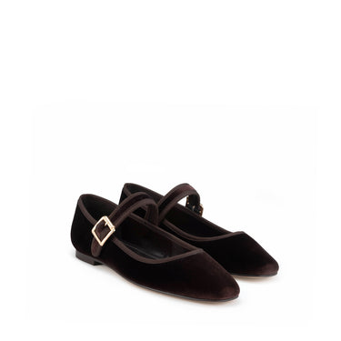 BALERINA TORI VELVET MOKA