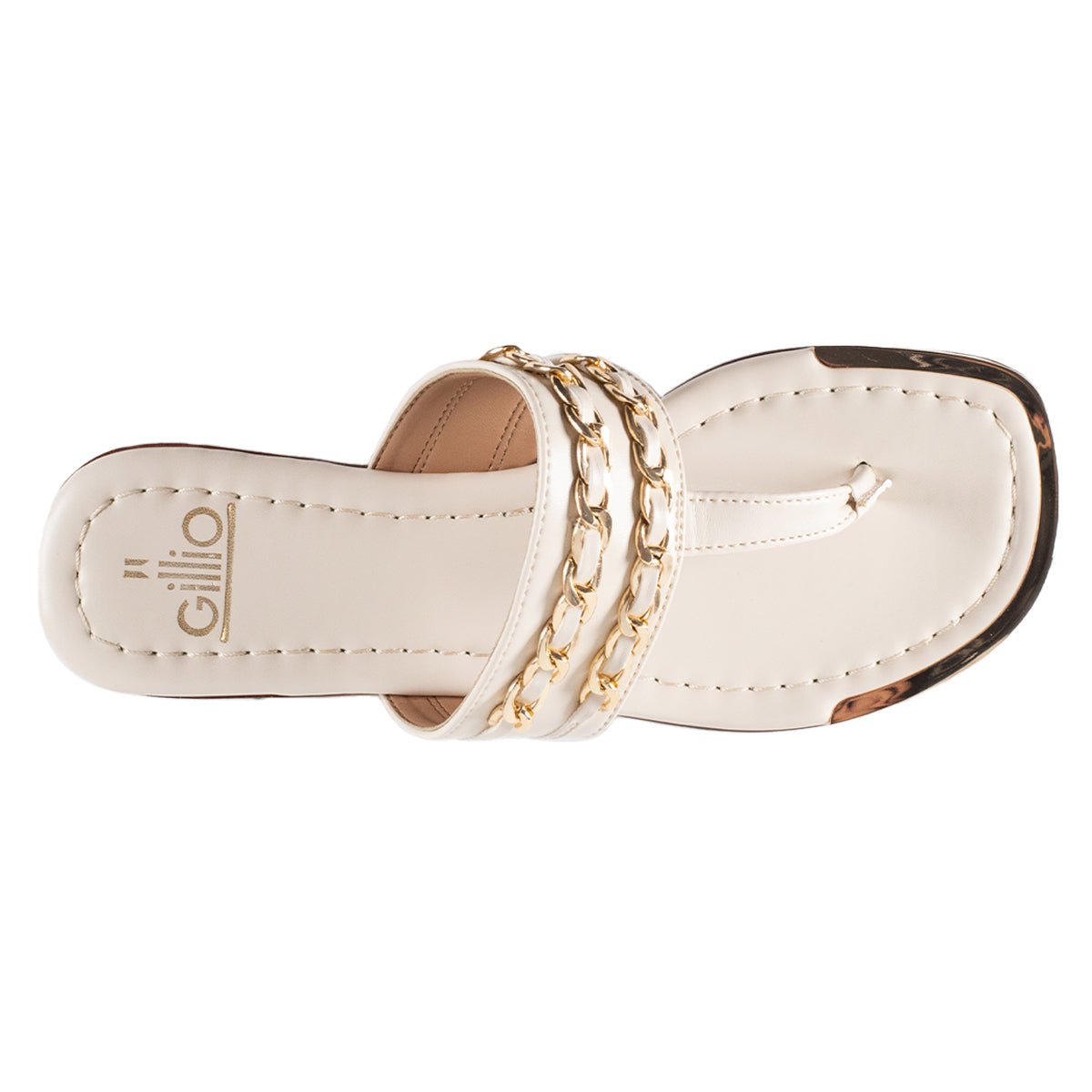 SANDALIAS GILLIAN HUESO